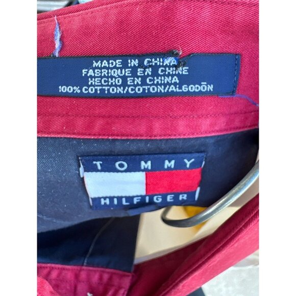 Vintage 1990's Tommy Hilfiger Rare Long Sleeve Embroidered Size XL - Picture 9 of 9